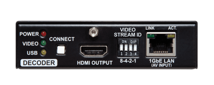 Lightware VINX-110-HDMI-DEC AV Over IP Scaling Multimedia Extender with USB K+M, RS-232 and IR - 91810003 - Creation Networks