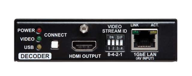 Lightware VINX-110-HDMI-DEC AV Over IP Scaling Multimedia Extender with USB K+M, RS-232 and IR - 91810003 - Creation Networks