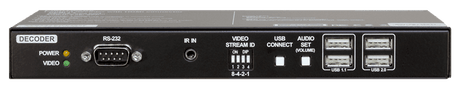 Lightware VINX-110AP-HDMI-DEC AV Over IP Scaling Multimedia Extender with USB K+M, RS-232 and IR - 91810010 - Creation Networks