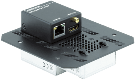 Lightware WP-HDMI-TPS-RX97-FP-8AT Wallplate (WP) TPS Extender for Single CATx Cable with PoE - 91540094 - Creation Networks