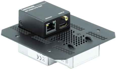 Lightware WP-HDMI-TPS-TX97-FP-8AT Wallplate (WP) TPS Extender for Single CATx Cable with PoE - 91540090 - Creation Networks