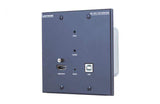 Lightware WP-VINX-110P-HDMI-ENC Wallplate AV Over IP Scaling Multimedia Extender with USB K+M and PoE support (Black) - 91810023 - Creation Networks