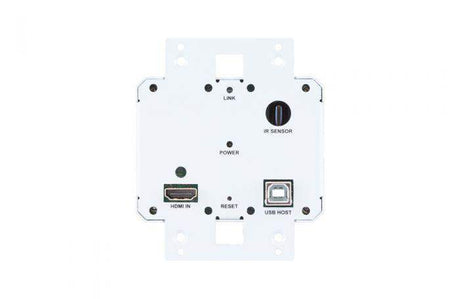Lightware WP-VINX-110P-HDMI-ENC Wallplate AV Over IP Scaling Multimedia Extender with USB K+M and PoE support (Black) - 91810023 - Creation Networks