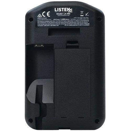 Listen Tech Bluetooth/IR Beacon - LA-490-BK-W9 - Creation Networks