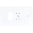 Listen Tech LA-347-WH Wall Box Mounting Plate-White - Creation Networks