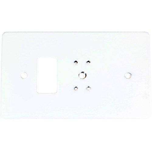 Listen Tech LA-347-WH Wall Box Mounting Plate-White Assistive Listening Listen Technologies