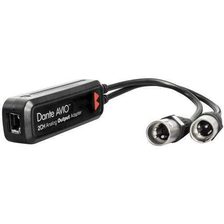 Listen Tech LA-466 Dante 2 Channel Output XLR Adapter - Creation Networks