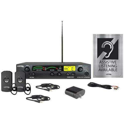 Listen Tech LS-30-072 Listen iDSP Essentials Starter Stationary RF System (72 MHz) Assistive Listening Listen Technologies