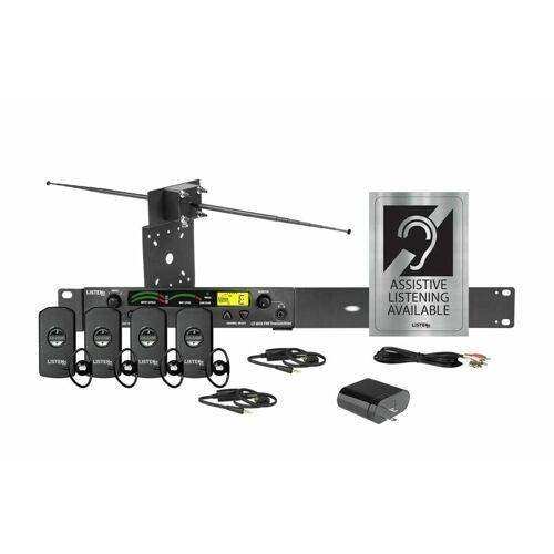 Listen Tech LS-31-072-D iDSP Essentials Level 2 Stationary RF System (72 MHz) (Dante) Assistive Listening Listen Technologies