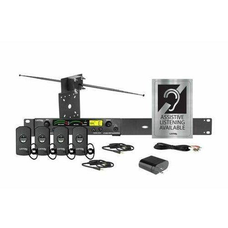 Listen Tech LS-31-072-D iDSP Essentials Level 2 Stationary RF System (72 MHz) (Dante) - Creation Networks