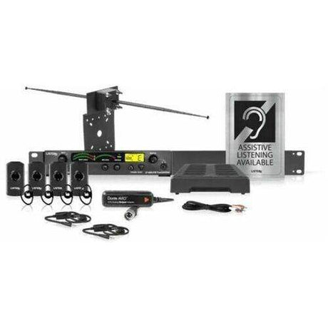 Listen Tech LS-55-072-D Listen iDSP Prime Level III Stationary RF System (72 MHz) (Dante) - Creation Networks