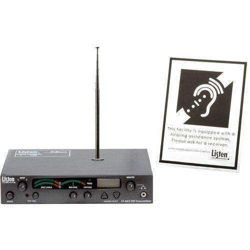 Listen Tech LT-803-072-P1 Stationary 3 channel RF transmitter bundle 72mhz Assistive Listening Listen Technologies