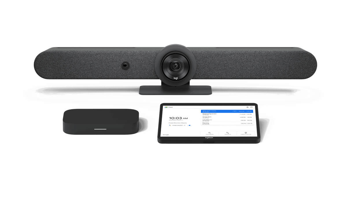 Logitech TAPRBGGGLCTL2 Rally Bar with Tap and Google Meet Compute - PC Bundle for Google - Creation Networks