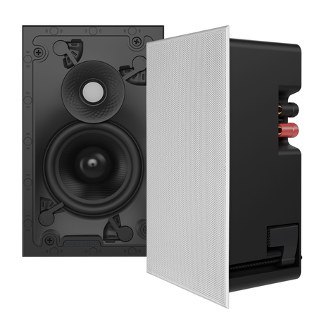 Sonance VX46 – Visual Experience 4-Inch Rectangle In-Wall Speaker In-Wall Speakers Sonance