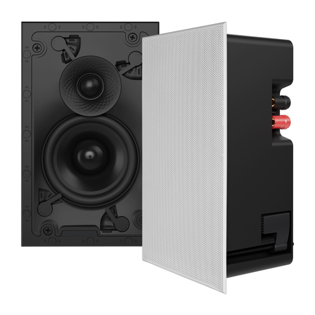 Sonance VX42 – Visual Experience 4-Inch Rectangle In-Wall Speaker In-Wall Speakers Sonance