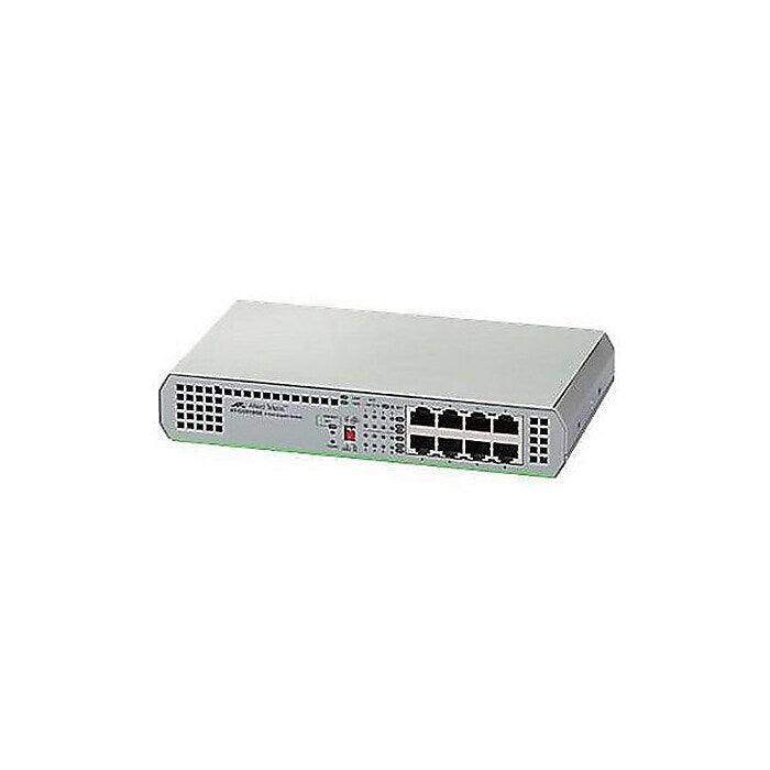 Allied Telesis AT-GS910/8-10 8PORT 10/100/1000T UNMANAGED SWITCH WITH INTERNAL PSU