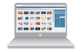 On-premise digital signage software managing 40-49 displays