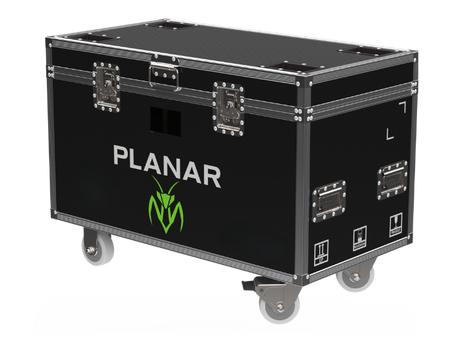 Planar Mantis Flight Case – Four 500x1000mm Cabinets Video Wall Planar