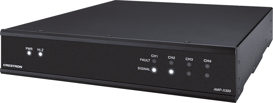 Crestron X Series Four Channel Modular Power Amplifier - AMP-X300