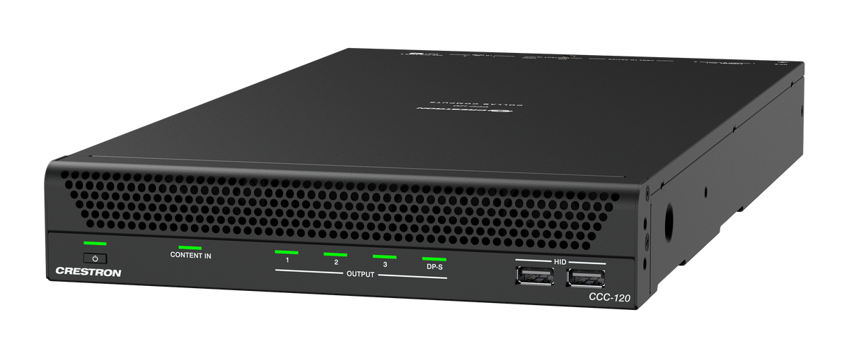 Crestron Collab Large Conference Room — Zoom Rooms with 1 Beyond i12D 3-Camera Intelligent Switching, Sennheiser Ceiling Mic and PoE Speakers Video Conferencing System Bundle Crestron