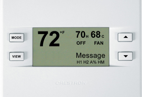 Crestron CHV-TSTAT-FCU-W – Heating/Cooling Fan-Coil Thermostat, White Thermostats Crestron
