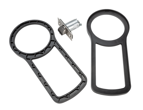 Crestron CLK-YL-ANTB6XXTD-GSK – Thin Door Mounting Kit for Yale nexTouch Lever Lock Door Hardware Crestron
