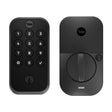 Crestron CLK-YL-YRD614-CR2-BSP – Yale Pro 2 Push Button Deadbolt, Black Suede Door Hardware Crestron