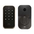 Crestron CLK-YL-YRD614-CR2-0BP – Yale Pro 2 Push Button Deadbolt, Oil Rubbed Bronze Door Hardware Crestron
