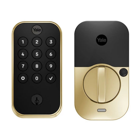 Crestron CLK-YL-YRD614-CR2-P05 – Yale Pro 2 Deadbolt with Crestron infiNET EX, Lifetime Brass Automation Control Modules Crestron