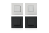 Crestron CLWI-1SW2EX-ANTH – 1-Switch 2-Gang Expansion Keypad, Anthracite Crestron