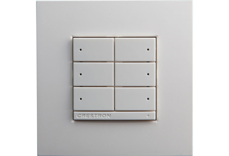 Crestron CLWI-KPLEX-BATT-W – On-Wall Wireless Lighting Keypad, Battery Powered, White Lighting Controls Crestron