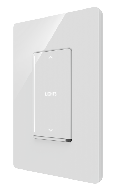 Crestron CM2-DIMEX-RKR-W-S – Cameo 2 Dimmer Expansion Rocker, White Smooth Lighting Controls Crestron