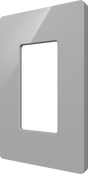 Crestron CM2-FP-G1-G-S – Cameo 2 Faceplate, 1-Gang, Gray Smooth Lighting Controls Crestron