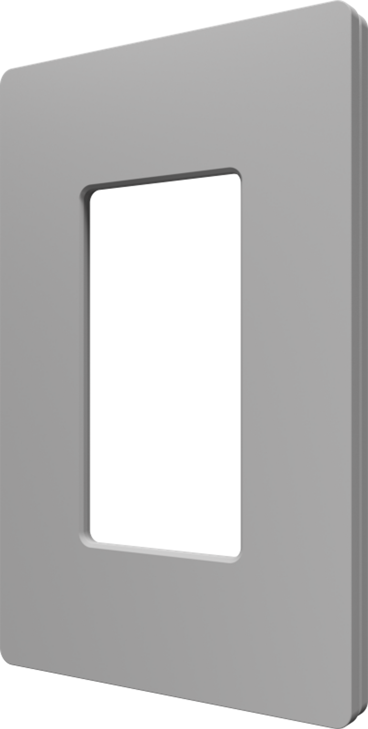 Crestron CM2-FP-G1-G-T – Cameo 2 1-Gang Faceplate, Gray Textured Lighting Controls Crestron