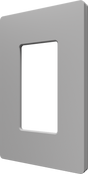 Crestron CM2-FP-G1-G-T – Cameo 2 1-Gang Faceplate, Gray Textured Lighting Controls Crestron