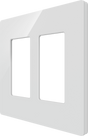 Crestron CM2-FP-G2-W-S – Cameo 2 Faceplate, 2-Gang, White Smooth Lighting Controls Crestron