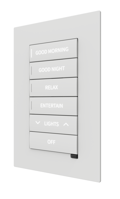 Crestron CM2-KPFCN ENGRAVED – Cameo 2 Flush Keypad with Cresnet, Full Keypad, Custom Engraved Lighting Controls Crestron