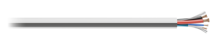 Crestron CRESNET-HP-NP-WH-SP1000 – High-Power Cresnet Control Cable, Non-Plenum, White, 1000 ft Spool Audio & Video Cables Crestron