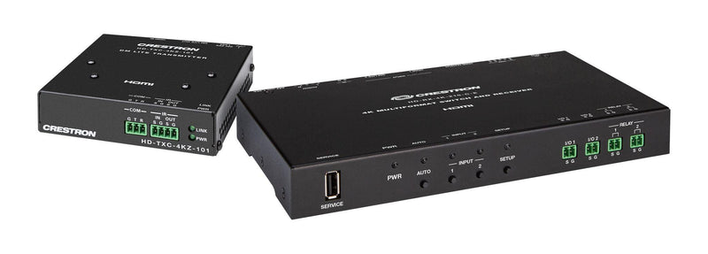 Crestron 2x1 DM® Essentials Scaling Auto-Switcher and Extender over CATx Cable - DM-EXT-1021 KIT