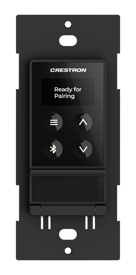 Crestron DM NAX Audio-over-IP Wall Plate with Bluetooth, 1-Gang Accessories Crestron
