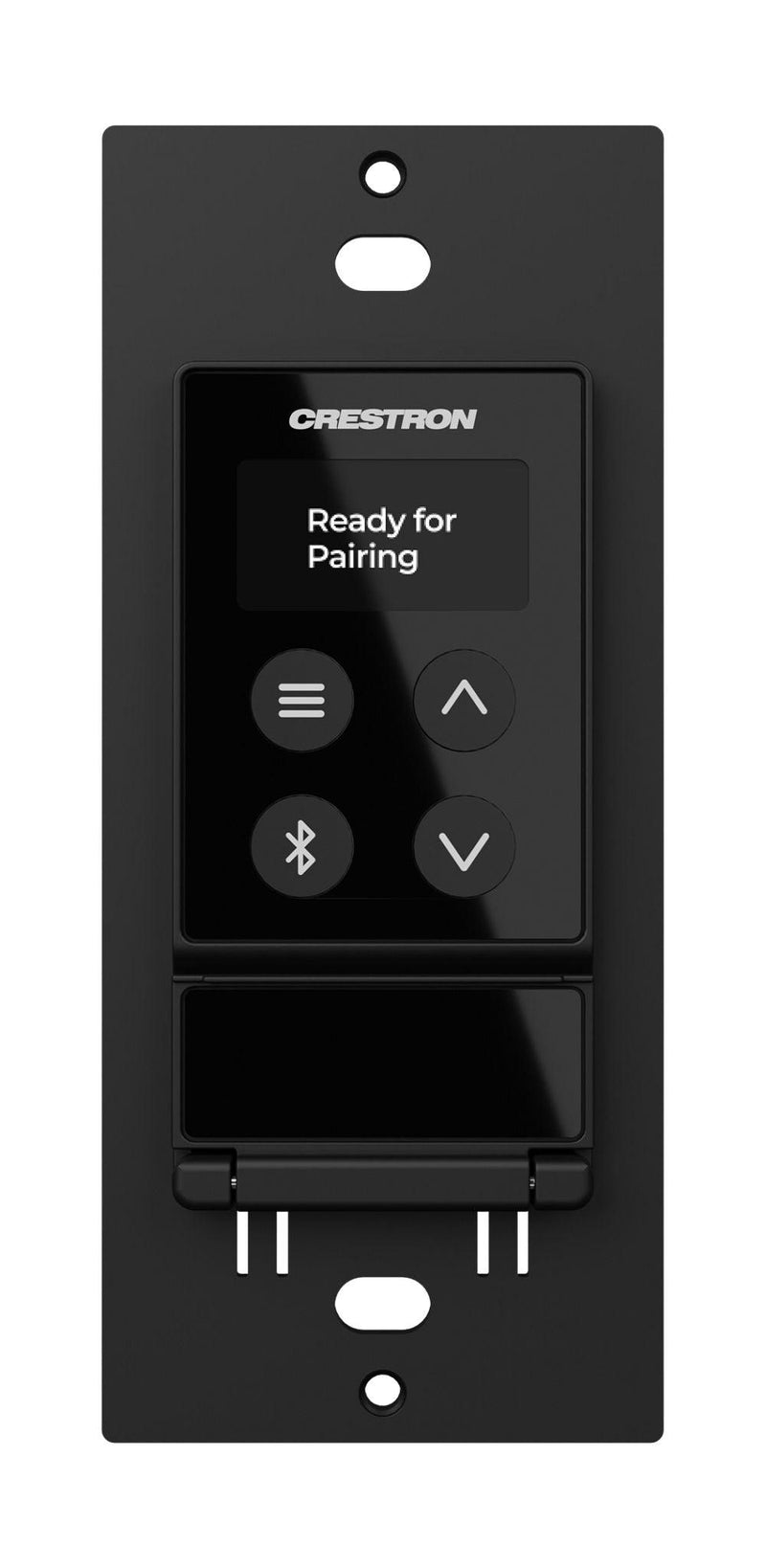 Crestron DM-NAX-BTIO-1G DM NAX® Audio-over-IP Wall Plate with Bluetooth® Audio Support, Analog Audio Input and Output, 1‑Gang