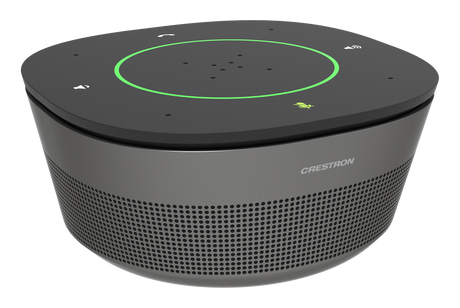 Crestron DM-NAX-POD-MIC-SPK – PoE Microphone and Speaker Pod for DM NAX Audio Accessories Crestron