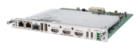 Crestron DM-NVX-385C – 5K 4x1 AV-over-IP Switcher Card, HDMI and USB-C Video Transmitters Crestron