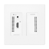 Crestron DM-NVX-E20-2G-W-T DM NVX® 4K60 4:2:0 Network AV Encoder, Wall Plate, White