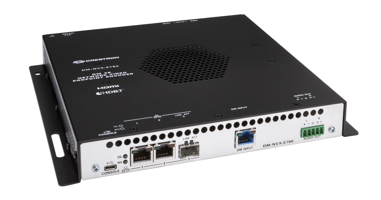 Crestron DM-NVX-E760 DM NVX® 4K60 4:4:4 HDR Network AV Encoder with DM® Input