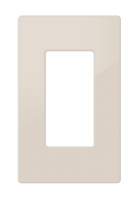 Crestron FP-G1-A-S – Decorator Style Faceplate, 1-Gang, Almond Smooth Wall Boxes Crestron