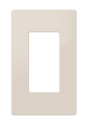 Crestron FP-G1-A-S – Decorator Style Faceplate, 1-Gang, Almond Smooth Wall Boxes Crestron