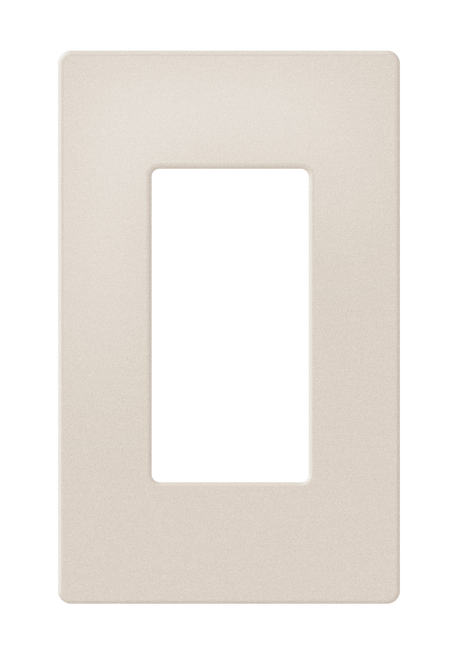 Crestron FP-G1-A-T – 1-Gang Decorator Faceplate, Almond Textured Wall Boxes Crestron