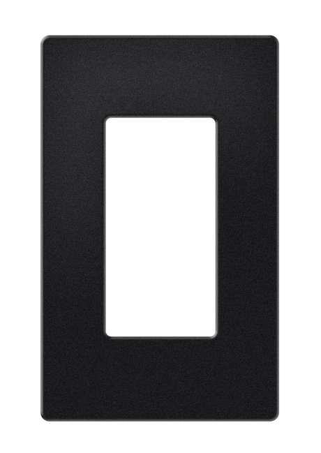 Crestron FP-G1-B-T – Decorator Style Faceplate, 1-Gang, Black Textured Wall Boxes Crestron