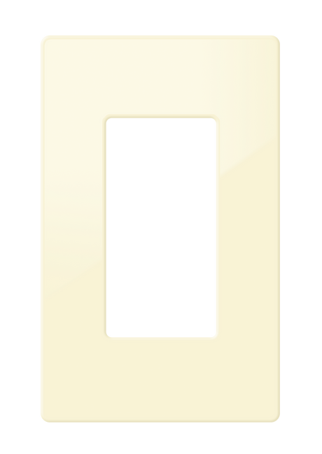 Crestron FP-G1-DA-S – Decorator Faceplate, 1-Gang, Dark Almond Smooth Wall Boxes Crestron